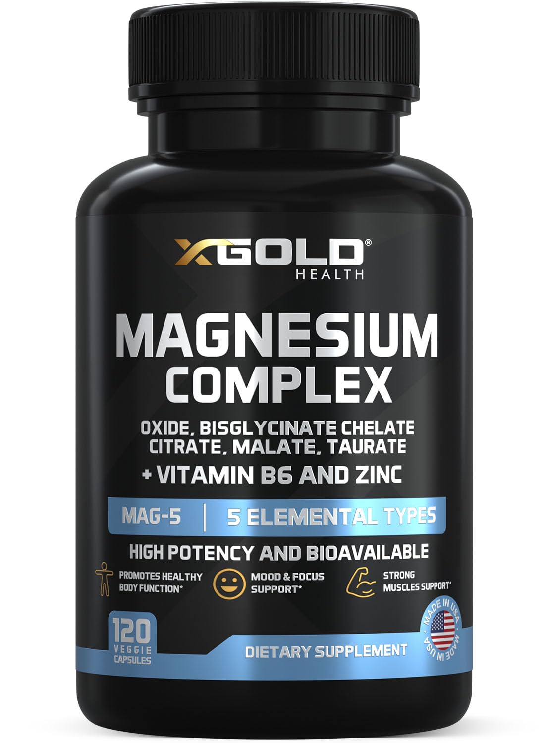 Amazon.com: Micronized Magnesium Complex Plus B6 | Zinc Magnesium